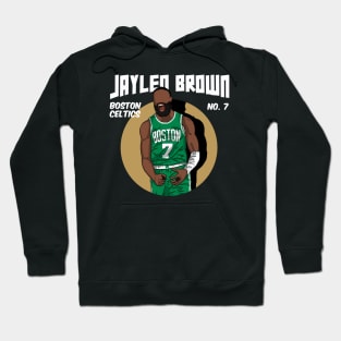 Jaylen Brown Comic Style Art Hoodie